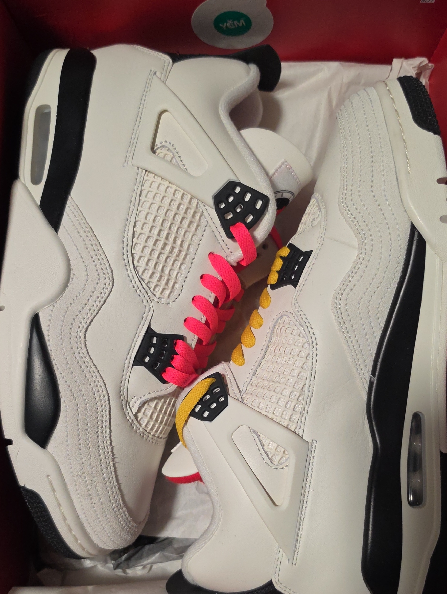Nike Air Jordan 4 Retro Sneaker In The "Flight Club" Colorway 100% Authentic
